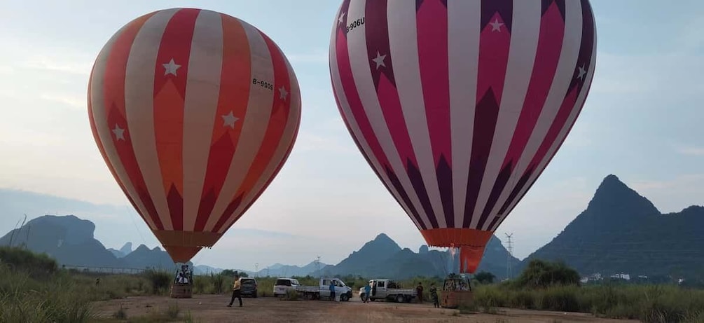 Picture 3 for Activity Yangshuo Hot Air Ballooning Sunrise Experience Ticket