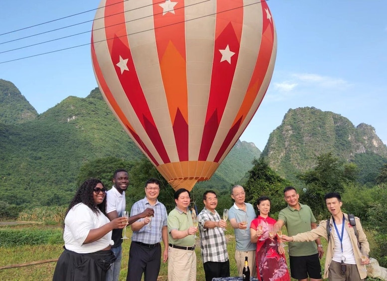 Picture 4 for Activity Yangshuo Hot Air Ballooning Sunrise Experience Ticket