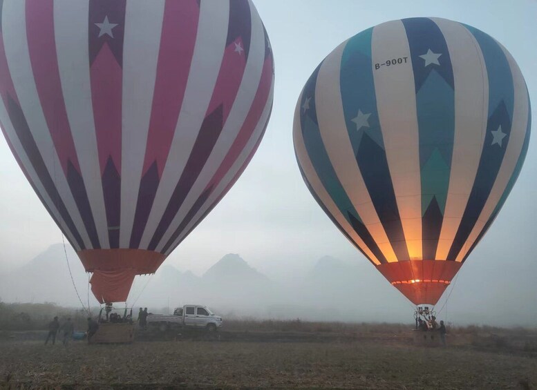 Picture 8 for Activity Yangshuo Hot Air Ballooning Sunrise Experience Ticket