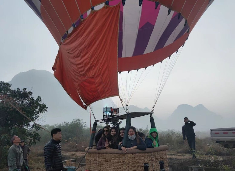 Picture 6 for Activity Yangshuo Hot Air Ballooning Sunrise Experience Ticket