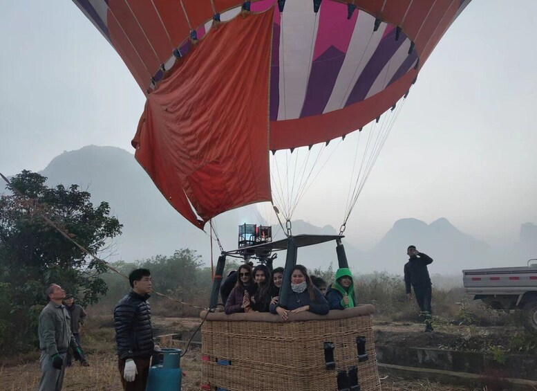 Picture 6 for Activity Yangshuo Hot Air Ballooning Sunrise Experience Ticket