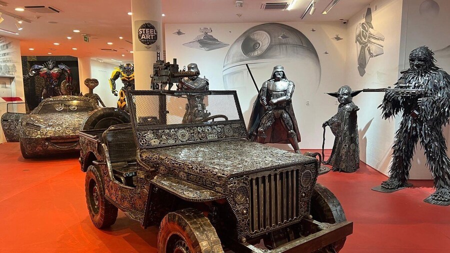 Steel Art museum in Prague