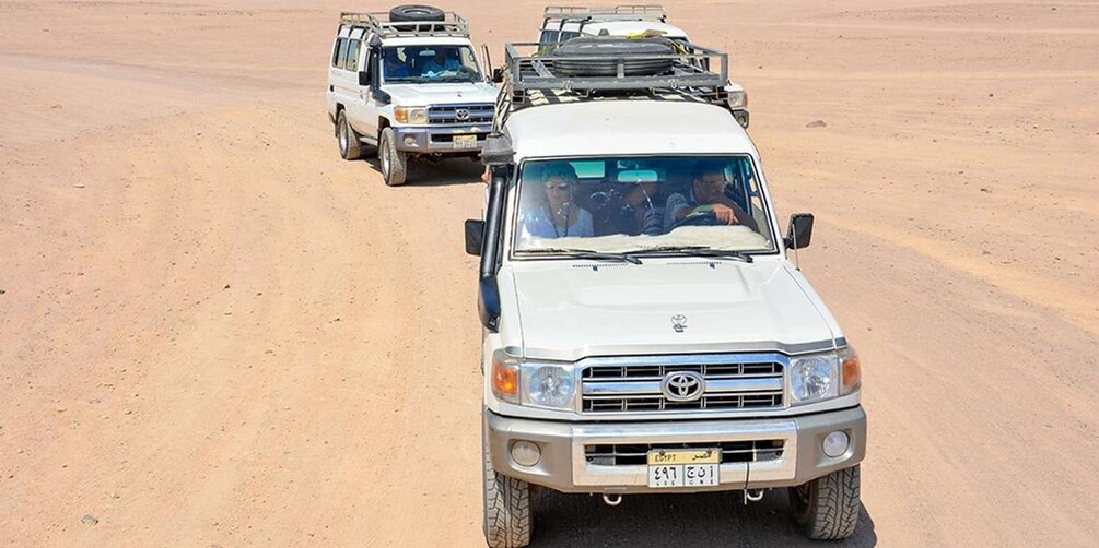 El Gouna: Jeep, Camel, Buggy, Safari to Sahara Park Hurghada