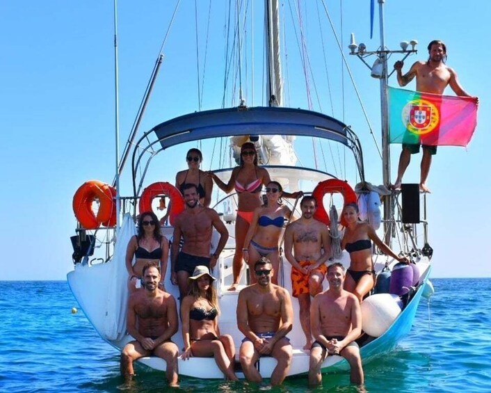 Picture 6 for Activity Albufeira: Sailing Boat Cruise BBQ & Open Bar on the Beach