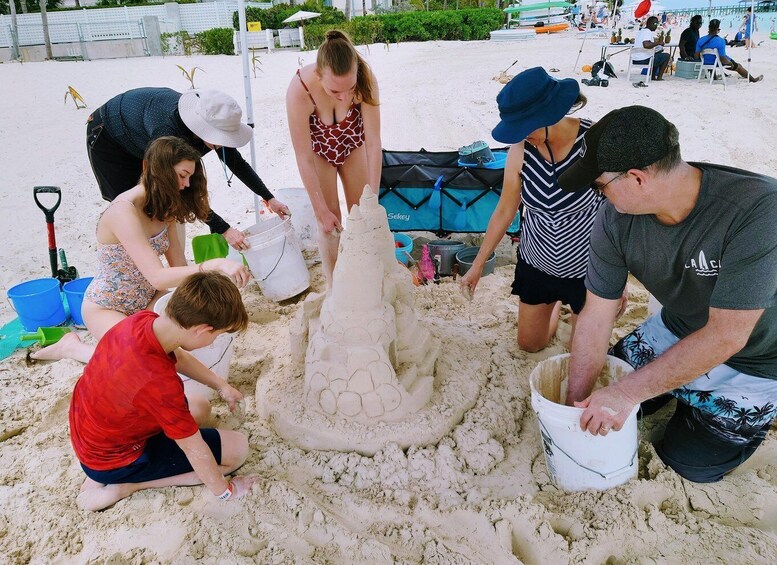 Picture 2 for Activity Nassau Bahamas: Sandcastle Sculpting Beach Activity & Picnic