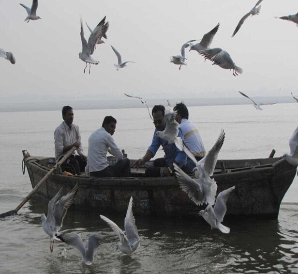 Picture 1 for Activity Varanasi: Morning Aarti with Boat Ride & Rooftop Breakfast