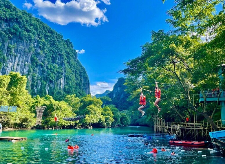 Picture 12 for Activity Phong Nha: Cave Exploration and Zipline Dark Cave Tour