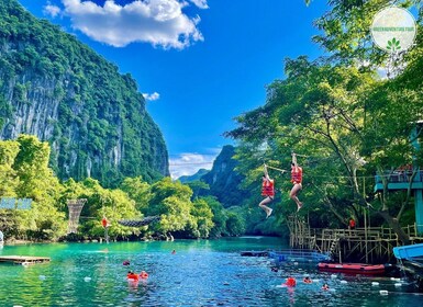 Phong Nha: Cave Exploration and Zipline Dark Cave Tour