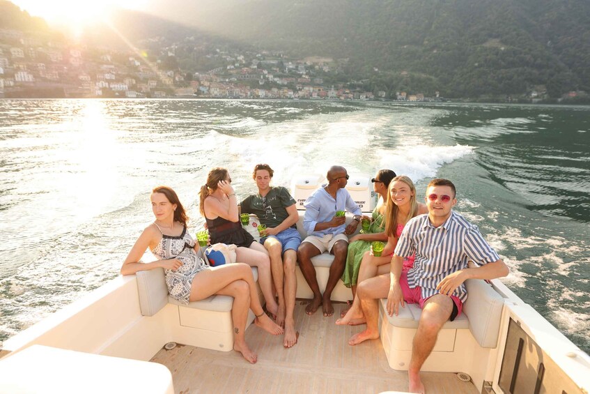 Picture 4 for Activity SLS Como Lake: Highlights Boat Tour Open Bar Prosecco