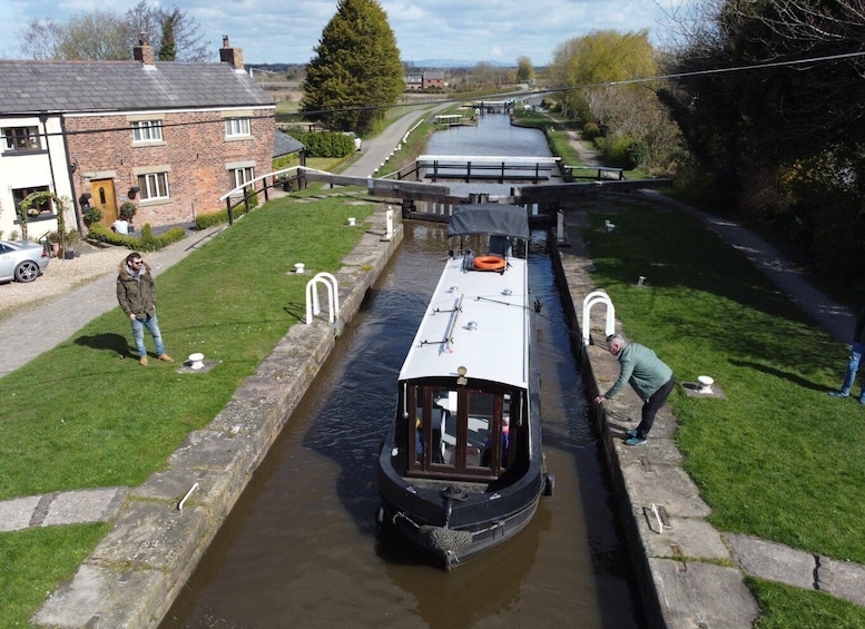 Picture 1 for Activity Ormskirk : Sightseeing Narrowboat Cruise with Afternoon Tea