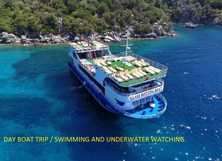 From Marmaris: Day Trip by Glass Bottom Semi Submarine