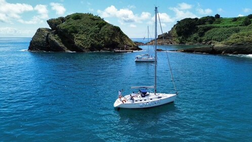 Excursión en velero de día completo a Ponta Delgada con bebidas y aperitivo...