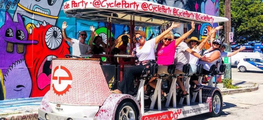 Picture 2 for Activity Wynwood Miami: Party Bike Happy Hour Crawl