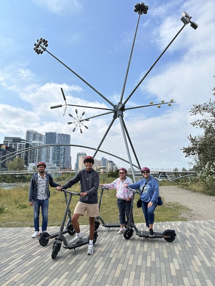 Picture 8 for Activity Calgary: E-Scooter City Highlights Tour | 2-Hour