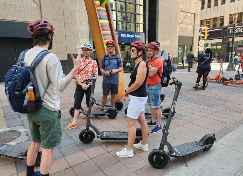 Picture 1 for Activity Calgary: 2-hour E-Scooter City Highlights Tour
