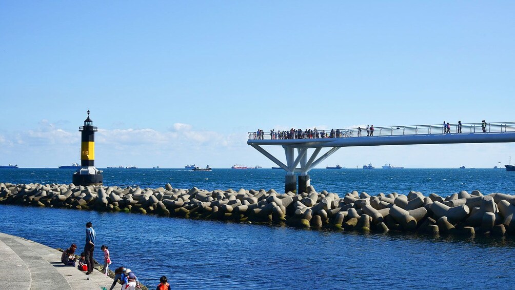 View of pier in Busan