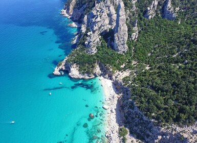 Depuis Arbatax : Journée de bateau guidée excursion sur la côte de Baunei