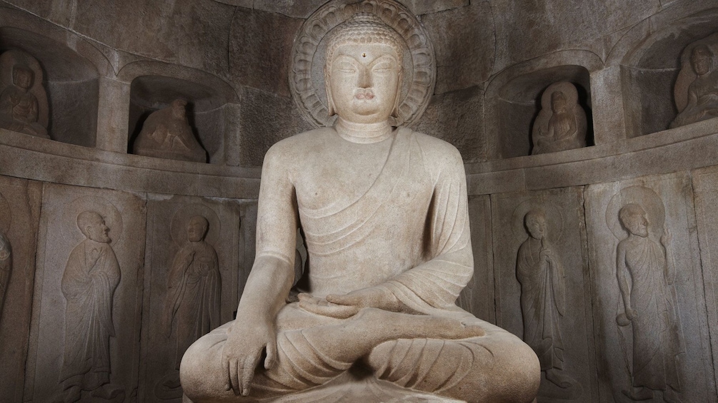 Budha statue in Gyeongju