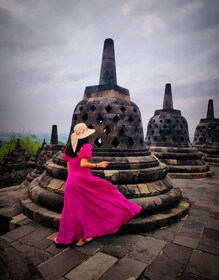 borobudur, merapi volcano & prambanan temple