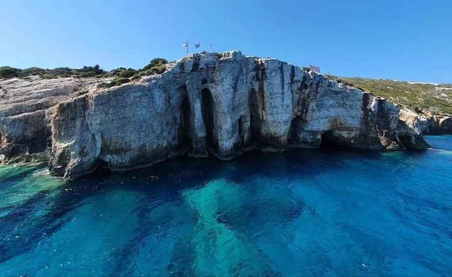 Picture 1 for Activity From Zakynthos: 1-Hour Visit to the Blue Caves