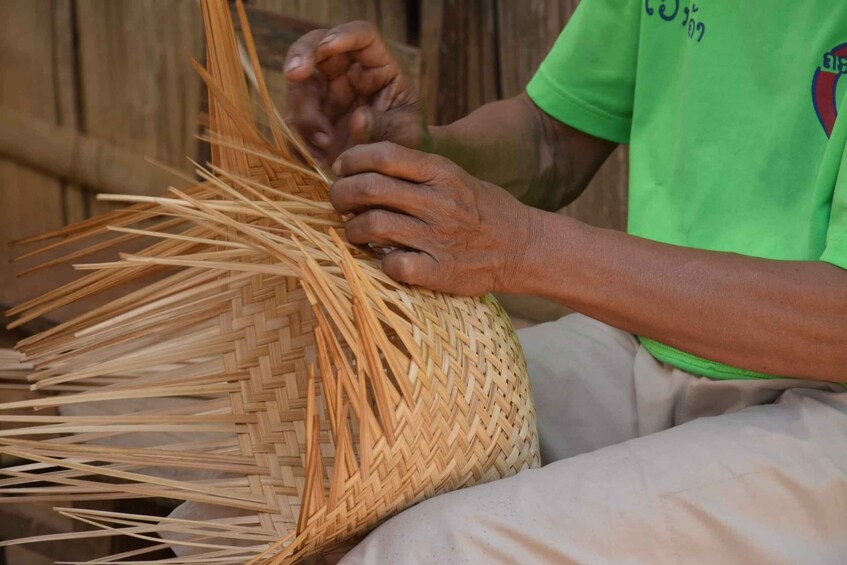 Picture 1 for Activity Luang Prabang: Bamboo Craft Workshop & Tea Party with Snacks