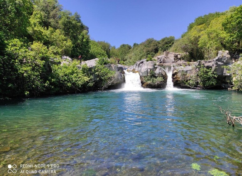Picture 3 for Activity Motta Camastra: Alcantara River Jump and Canyoning Adventure