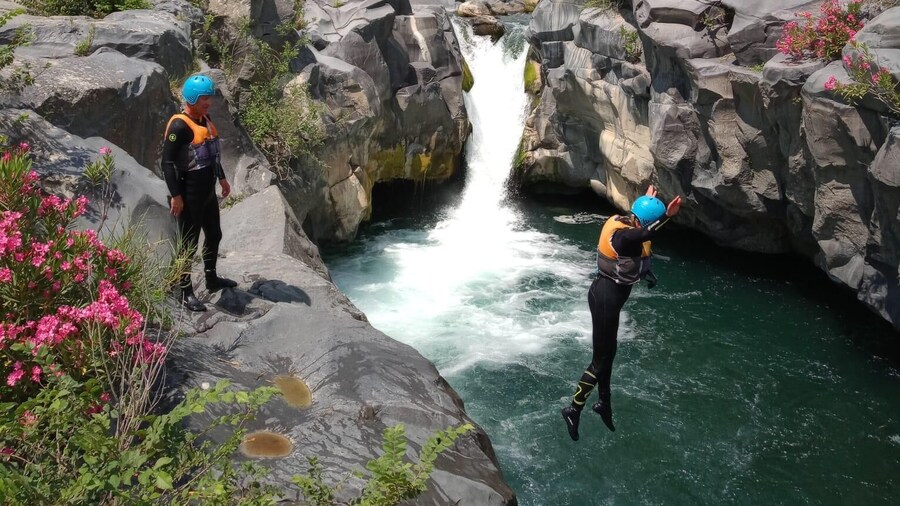 Motta Camastra: Alcantara River Jump and Canyoning Adventure