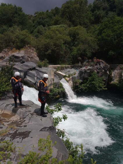 Picture 1 for Activity Motta Camastra: Alcantara River Jump and Canyoning Adventure