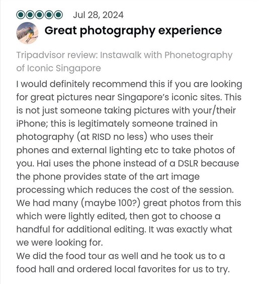 Picture 19 for Activity Instawalks of Iconic Singapore Photography Services