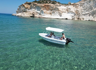 From Provatas Milos: Boat Rental to Kleftiko with Training