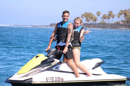 Tenerife: Jet Ski Guided Tour with Optional Photo Service