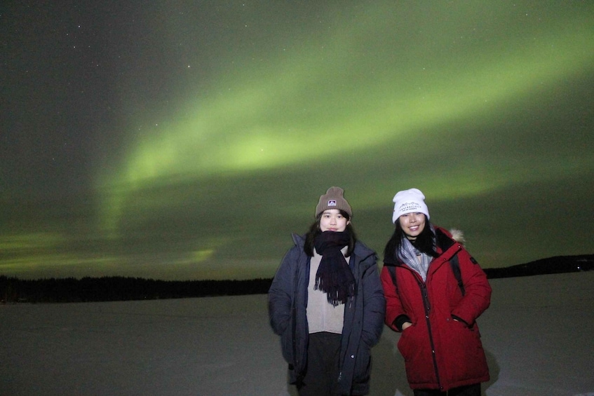 Picture 5 for Activity From Rovaniemi: Northern Lights Photo Tour with Pickup