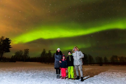 Desde Rovaniemi: recorrido fotográfico por la aurora boreal con recogida