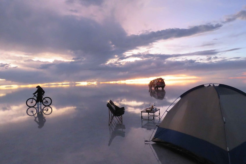 Picture 8 for Activity Uyuni: Guided Bicycle Tour of Uyuni Salt Flat with Lunch