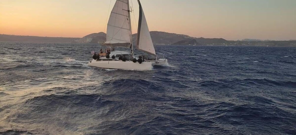 Picture 10 for Activity Santorini:Catamaran: private cruise with food & drinks