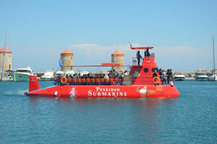 Picture 3 for Activity Rhodes: Hop-on Hop-off Bus and Submarine Tour