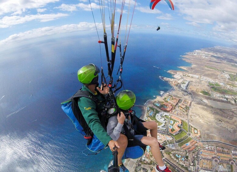 Picture 23 for Activity Tenerife: Acrobatic Paragliding Tandem Flight