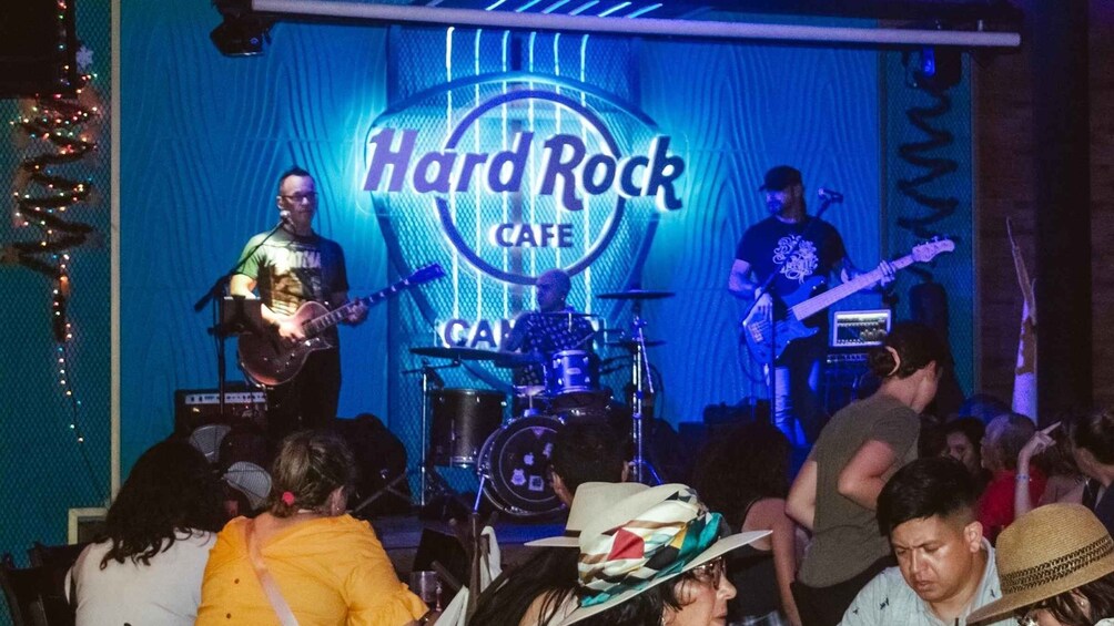 Picture 15 for Activity Cancún: Night-time Party Bus Tour & Music at Hard Rock Cafe