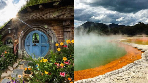 Auckland: Hobbiton, Rotorua og Wai-O-Tapu dagstur