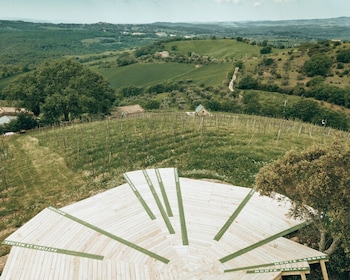 Saturnia: Picnic på vingården Fattoria La Maliosa vid solnedgången