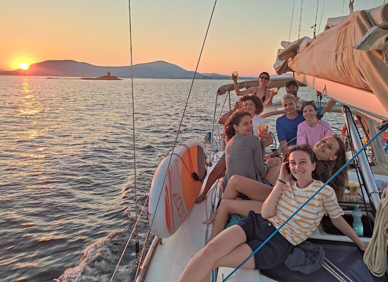 Picture 3 for Activity Alghero: Sunset Sailing Aperitif Experience