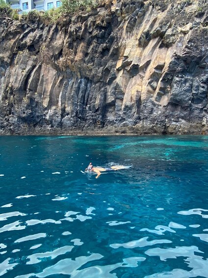 Picture 3 for Activity Madeira :Private boat trip along the coast w/ water activity