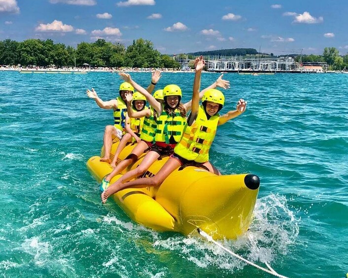 Kressbronn: Thrilling Banana Ride Experience