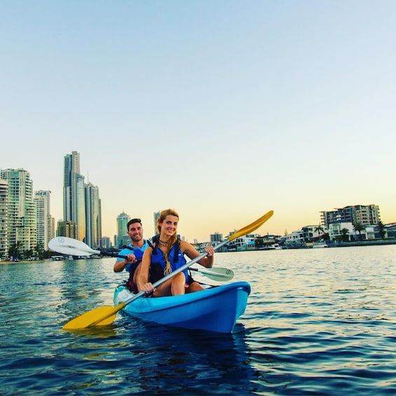 Picture 5 for Activity Gold Coast: Sunset Kayaking Tour to Macintosh Island