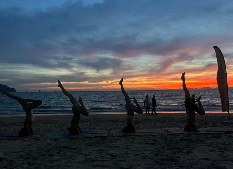 Picture 2 for Activity Krabi: Sunset Yoga Balance Join-in Class