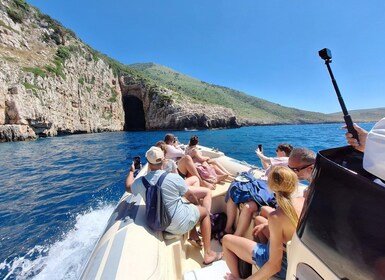 Desde Vlorë: viaje en lancha rápida a la cueva de Haxhi Ali y Karaburun