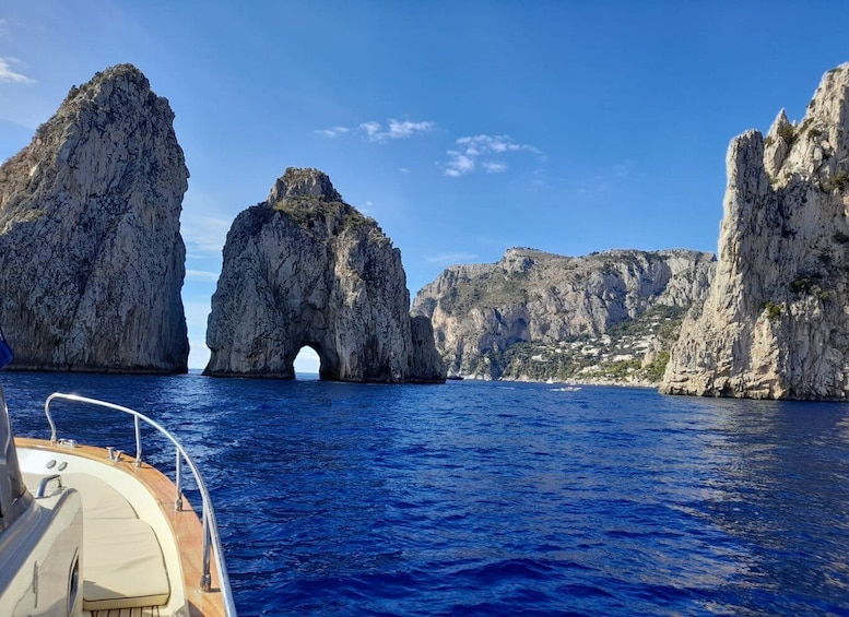 From Salerno: Small-Group Boat Tour of Capri