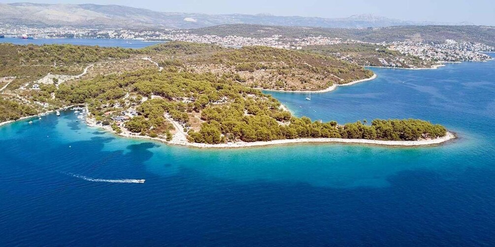 Picture 4 for Activity From Trogir & Marina: Blue Lagoon & 3 Islands Half-Day Tour