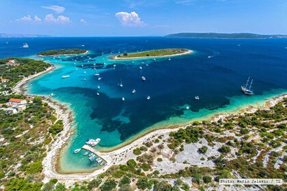 From Trogir & Marina: Blue Lagoon & 3 Islands Half-Day Tour