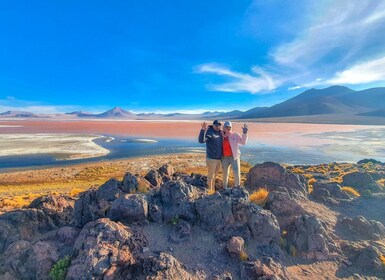 Fra San Pedro de Atacama: 3-dagers tur til saltslettene i Uyuni